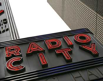 Radio City Music Hall Sign