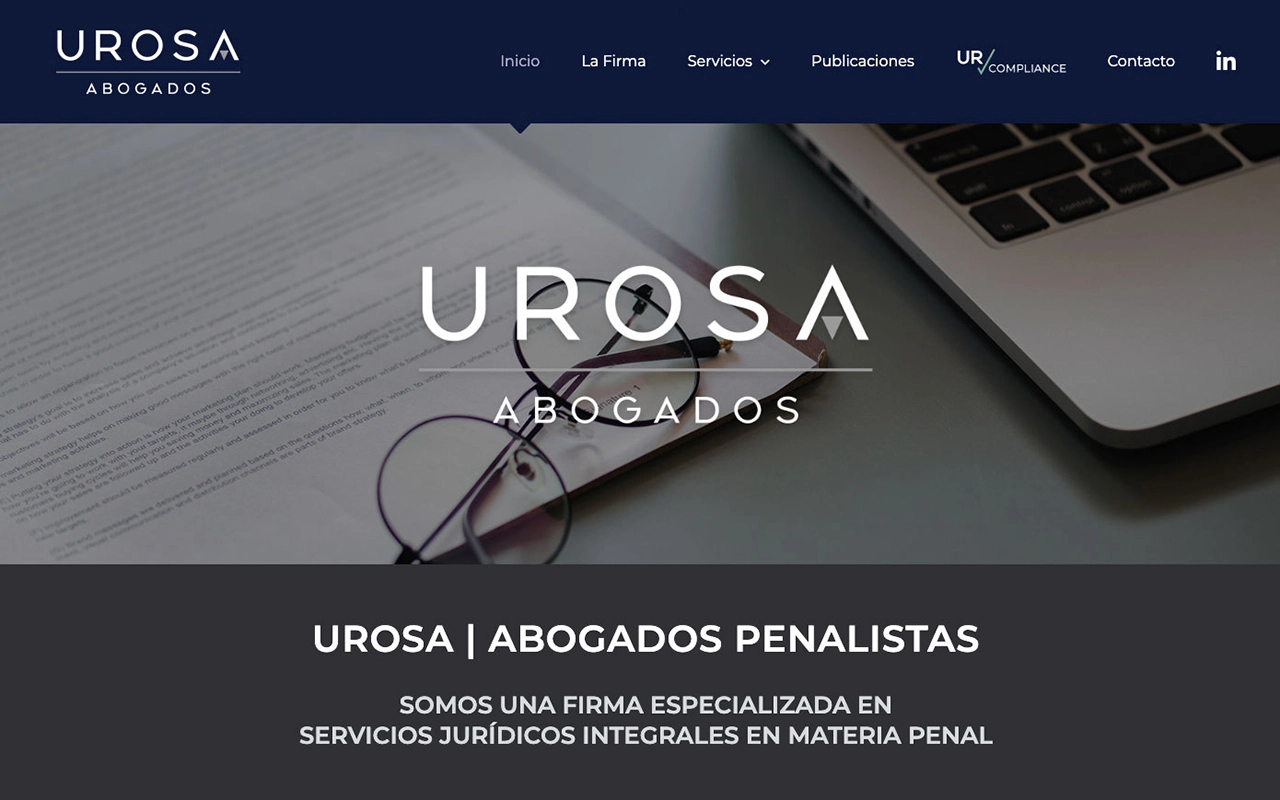Website Urosa Abogados